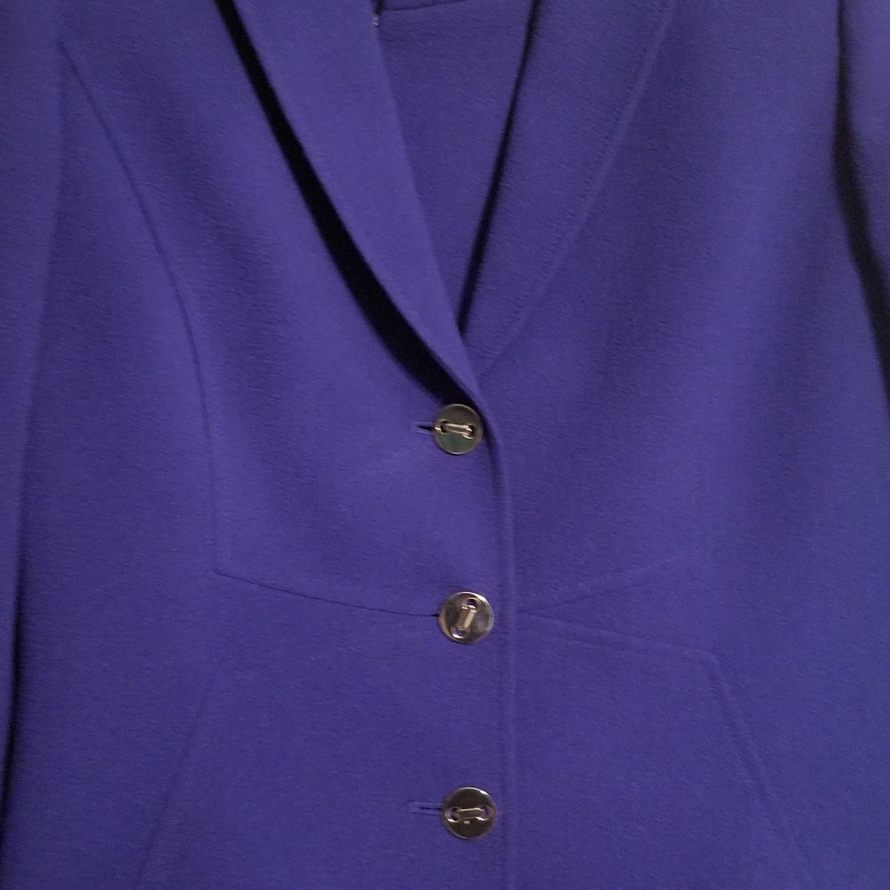 Colbolt blue Tahari Suit